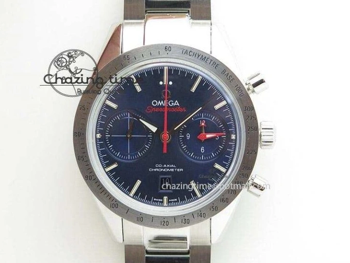 0507 Seamaster 300m Chrono SS YG OMF 1:1 Best Edition Blue Dial on SS YG Bracelet A Popular 7685